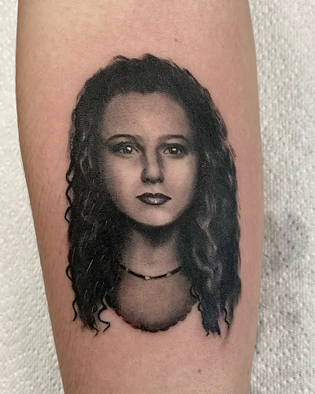 portrait tattoo lady